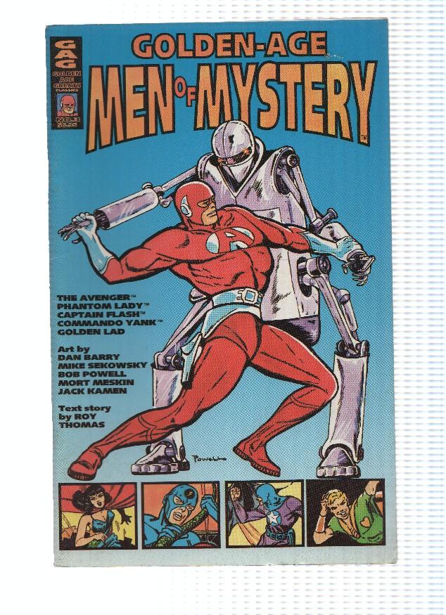 AC Comics: GOLDEN AGE MEN OF MYSTERY, Numero 03: The Avenger (AC Comics 1996)