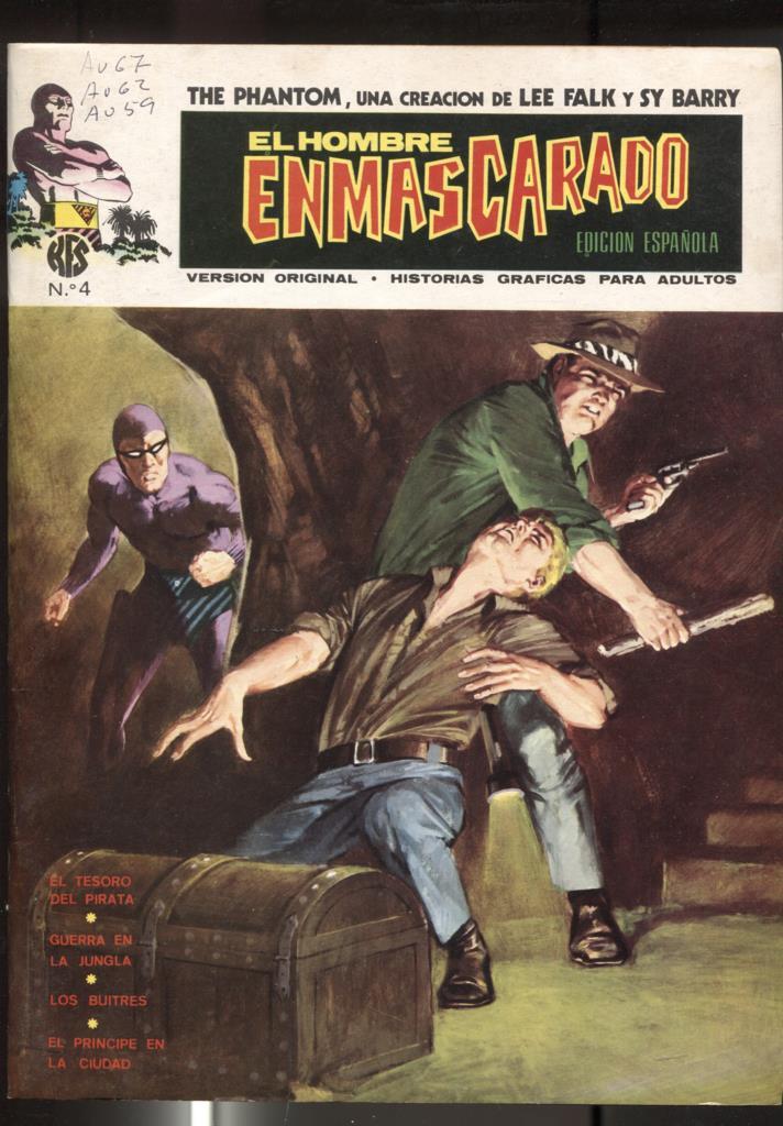Vertice: The Phantom-El Hombre Enmascarado volumen 1 numero 04: El tesoro del pirata,