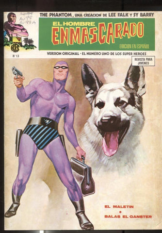 Vertice: The Phantom-El Hombre Enmascarado volumen 1 numero 13: numerado 1 en trasera