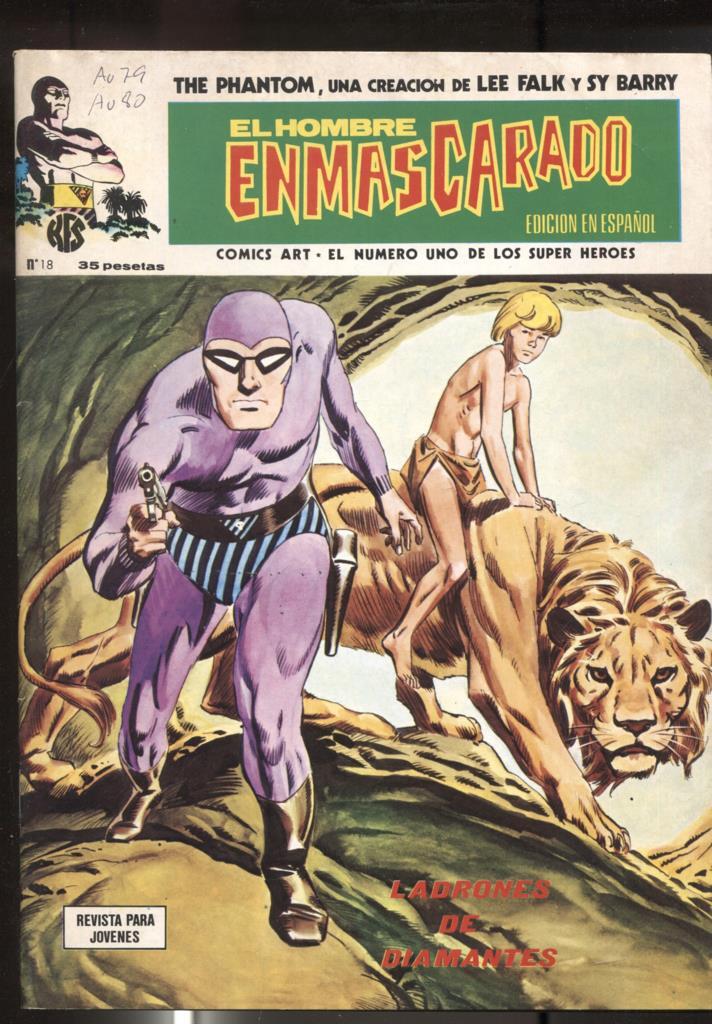 Vertice: The Phantom-El Hombre Enmascarado volumen 1 numero 18: Ladrones de diamantes