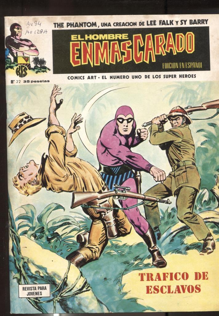Vertice: The Phantom-El Hombre Enmascarado volumen 1 numero 22: Trafico de esclavos
