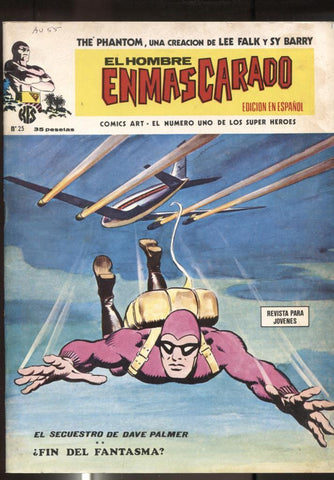 Vertice: The Phantom-El Hombre Enmascarado volumen 1 numero 25: numerado 1 en trasera