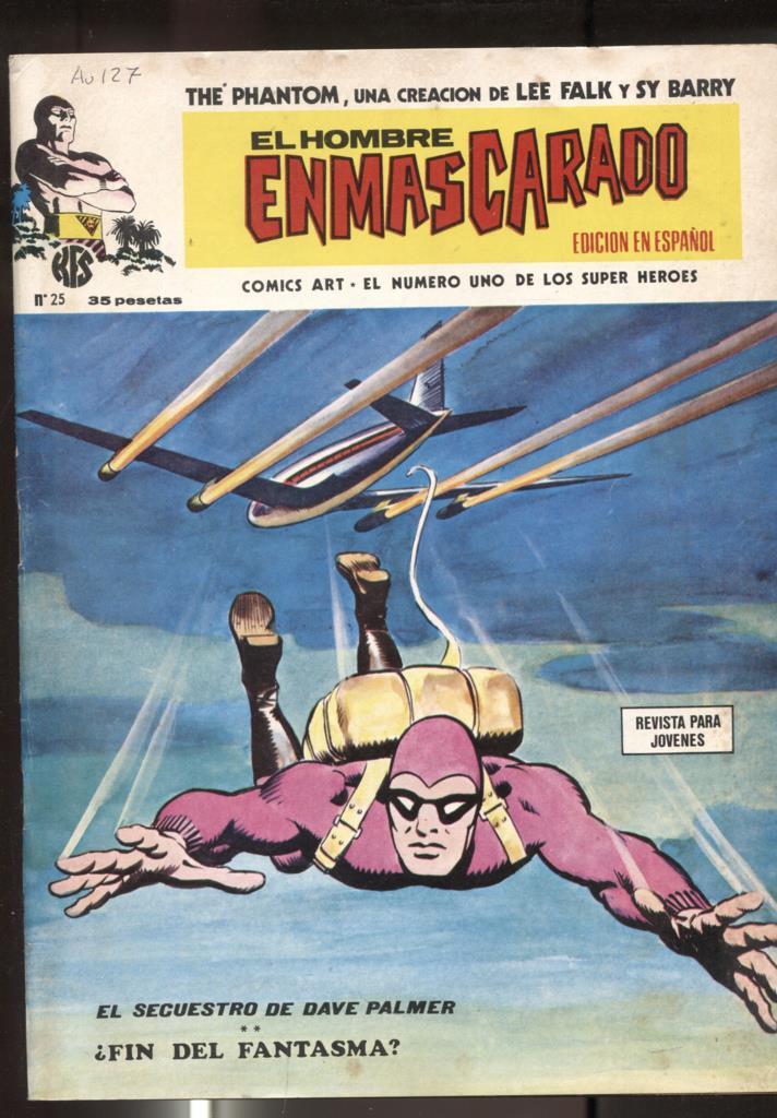 Vertice: The Phantom-El Hombre Enmascarado volumen 1 numero 25: numerado 2 en trasera