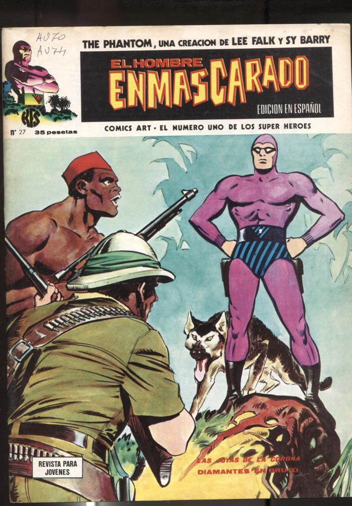 Vertice: The Phantom-El Hombre Enmascarado volumen 1 numero 27: Las joyas de la corona, 