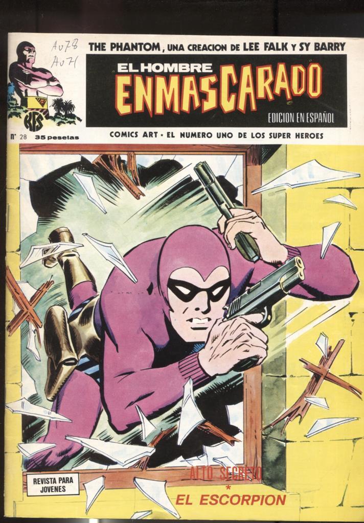 Vertice: The Phantom-El Hombre Enmascarado volumen 1 numero 28: El escorpion, 