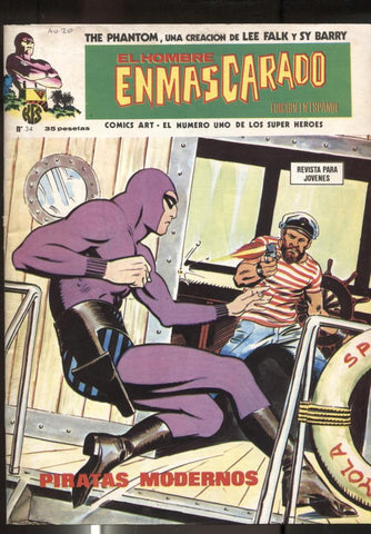 Vertice: The Phantom-El Hombre Enmascarado volumen 1 numero 34: Piratas modernos