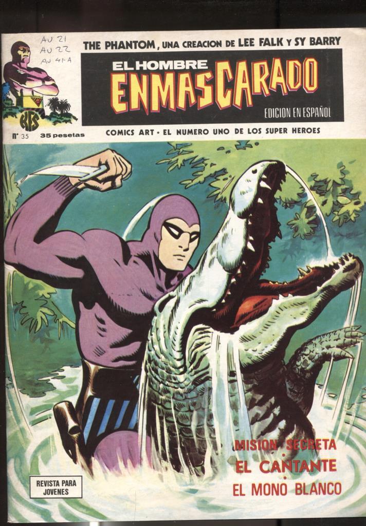 Vertice: The Phantom-El Hombre Enmascarado volumen 1 numero 35: Mision secreta, 