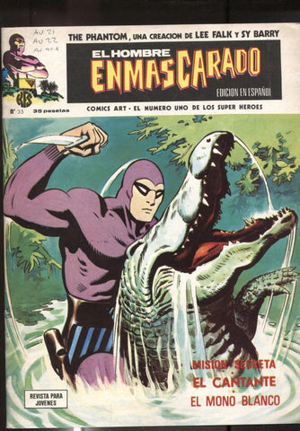 Vertice: The Phantom-El Hombre Enmascarado volumen 1 numero 35: Mision secreta, 