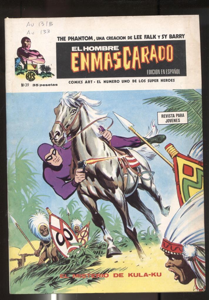 Vertice: The Phantom-El Hombre Enmascarado volumen 1 numero 39: El misterio de Kula Ku