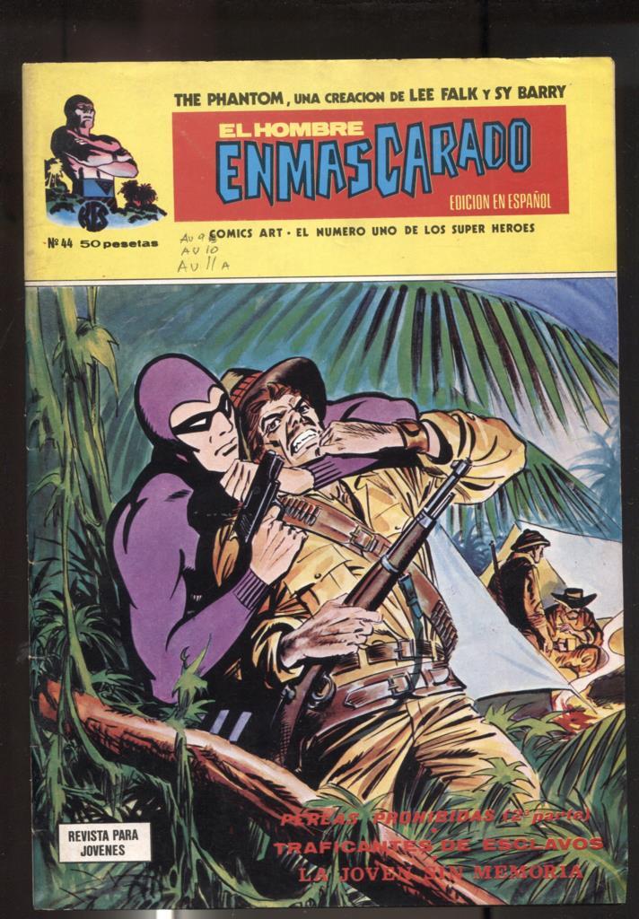 Vertice: The Phantom-El Hombre Enmascarado volumen 1 numero 44: Perlas prohibidas, 