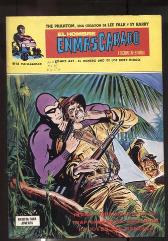 Vertice: The Phantom-El Hombre Enmascarado volumen 1 numero 44: Perlas prohibidas, 