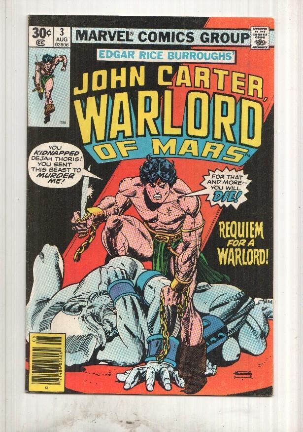 John Carter Warlord of Mars numero 03: Requiem for a warlord