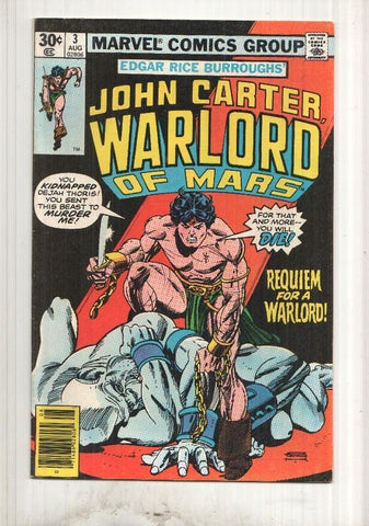 John Carter Warlord of Mars numero 03: Requiem for a warlord