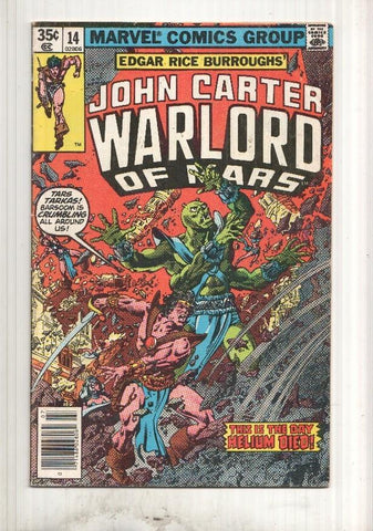 John Carter Warlord of Mars numero 14: Helium Dies