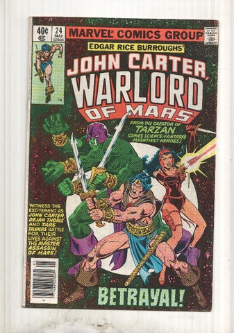 John Carter Warlord of Mars numero 24: Betrayal