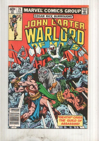 John Carter Warlord of Mars numero 26: Night of the Long Knives