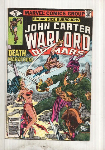 John Carter Warlord of Mars numero 27: Marathon of Death