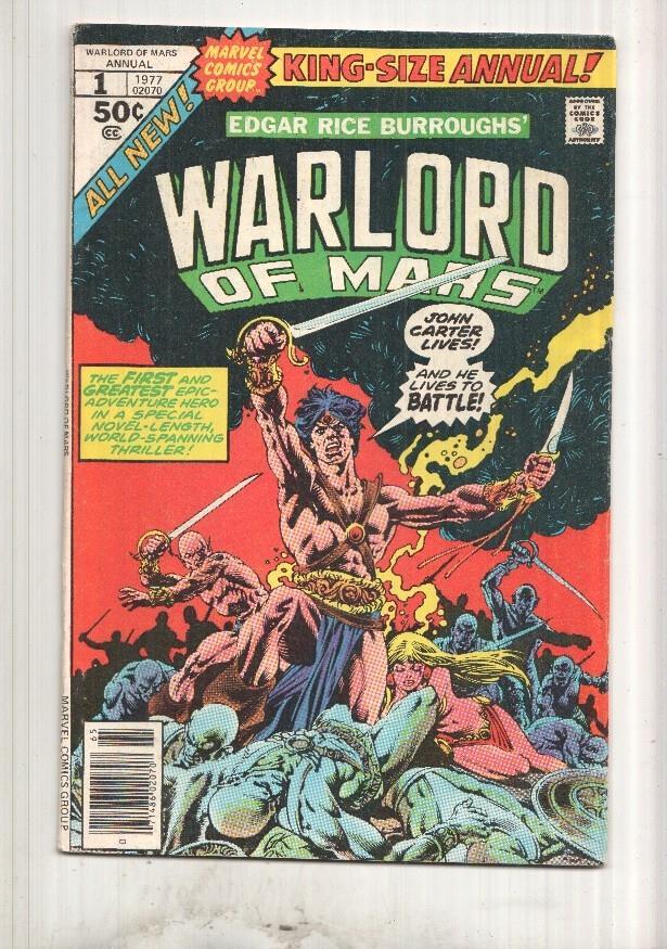John Carter Warlord of Mars ANNUAL numero 1: When walk the ancient dead