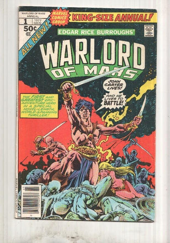 John Carter Warlord of Mars ANNUAL numero 1: When walk the ancient dead