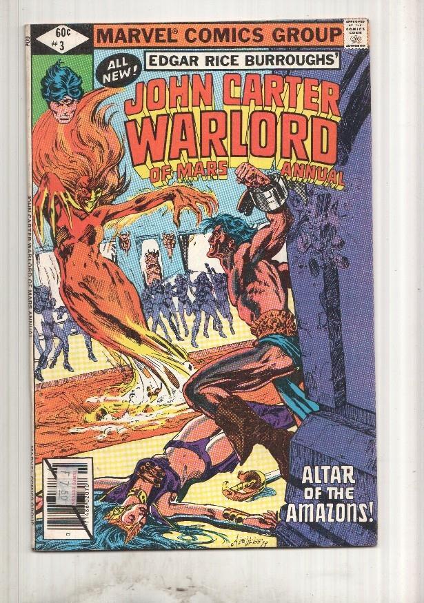 John Carter Warlord of Mars ANNUAL numero 3: Amazons of Mars
