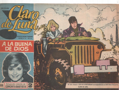 Claro de Luna numero 336: reportaje sobre Los Relampagos (numerado 1 en trasera)