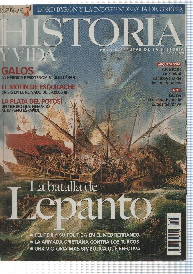 Historia y Vida numero 446: La batalla de lepanto  