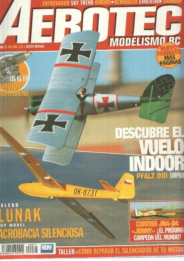 Revista Aerotec modelismo RC numero 071: Descubre el vuelo indoor 
