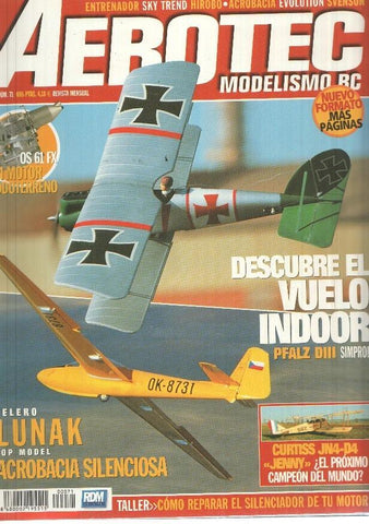 Revista Aerotec modelismo RC numero 071: Descubre el vuelo indoor 