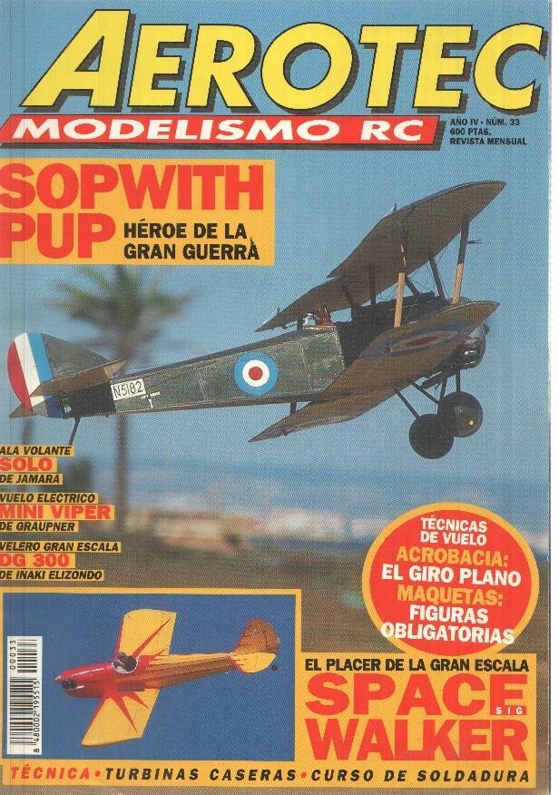 Revista Aerotec modelismo RC numero 033: SopWith Pup