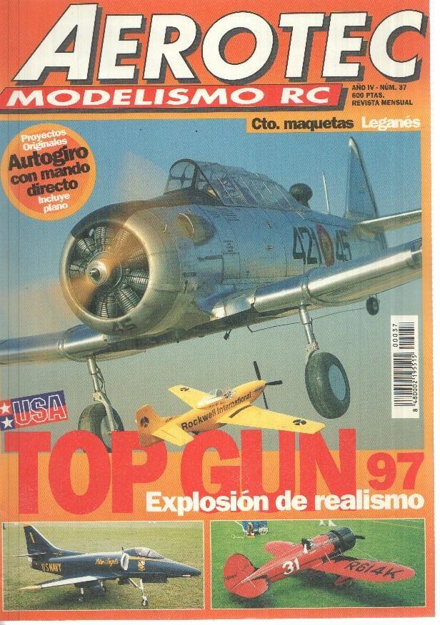 Revista Aerotec modelismo RC numero 037: Top Gun 97