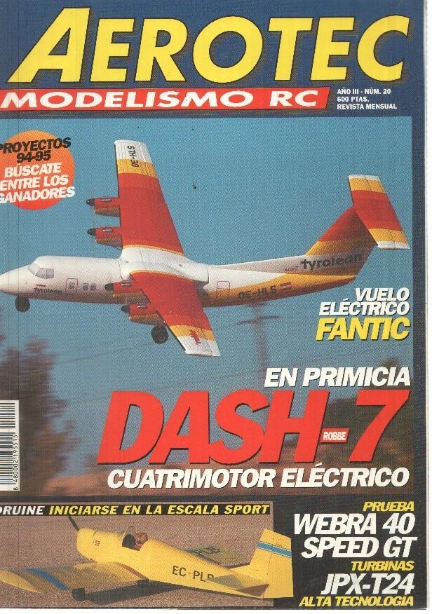 Revista Aerotec modelismo RC numero 020: Dash 7 de Robbe