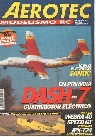 Revista Aerotec modelismo RC numero 020: Dash 7 de Robbe