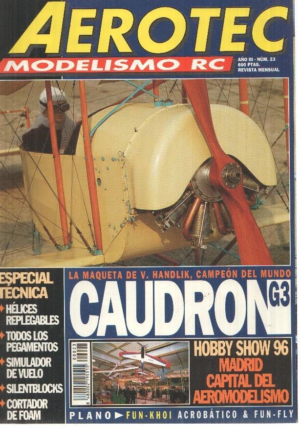 Revista Aerotec modelismo RC numero 023: Caudron G3