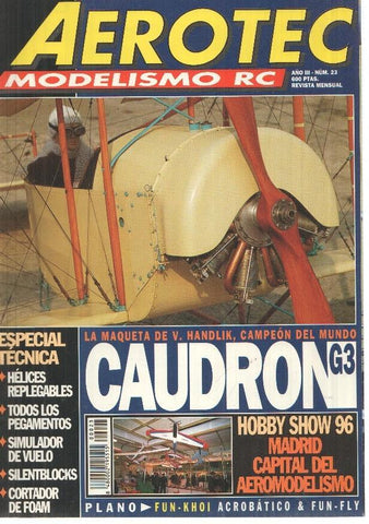 Revista Aerotec modelismo RC numero 023: Caudron G3