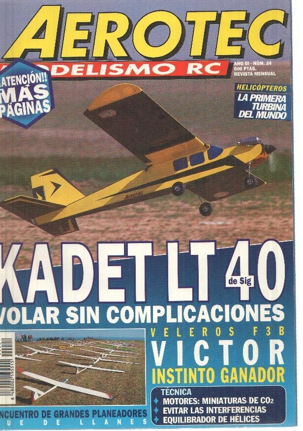 Revista Aerotec modelismo RC numero 024: Kadet LT 40