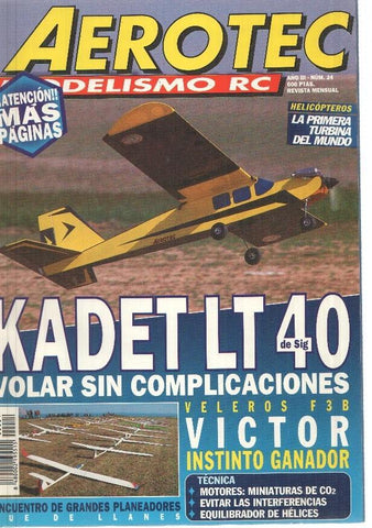 Revista Aerotec modelismo RC numero 024: Kadet LT 40