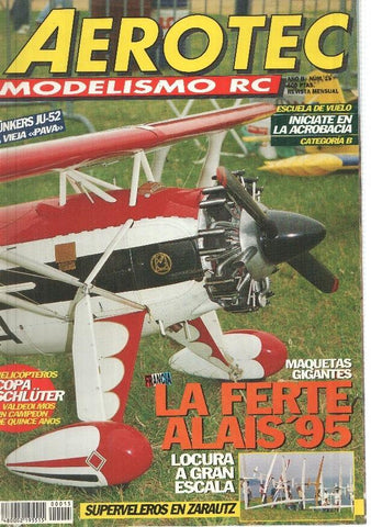 Revista Aerotec modelismo RC numero 015: La ferte alais 95