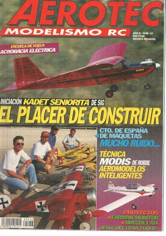 Revista Aerotec modelismo RC numero 016: El placer de contruir 