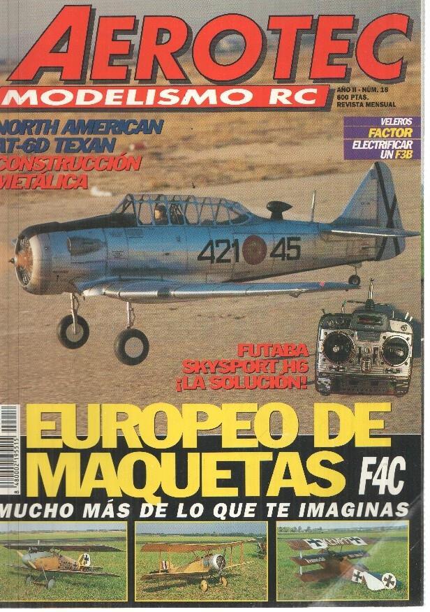 Revista Aerotec modelismo RC numero 018: Europeo de maquetas F4C 