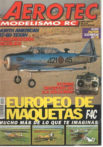 Revista Aerotec modelismo RC numero 018: Europeo de maquetas F4C 