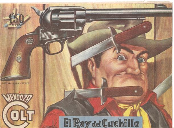 Rollan: Mendoza Colt original numero 055: El rey del cuchillo