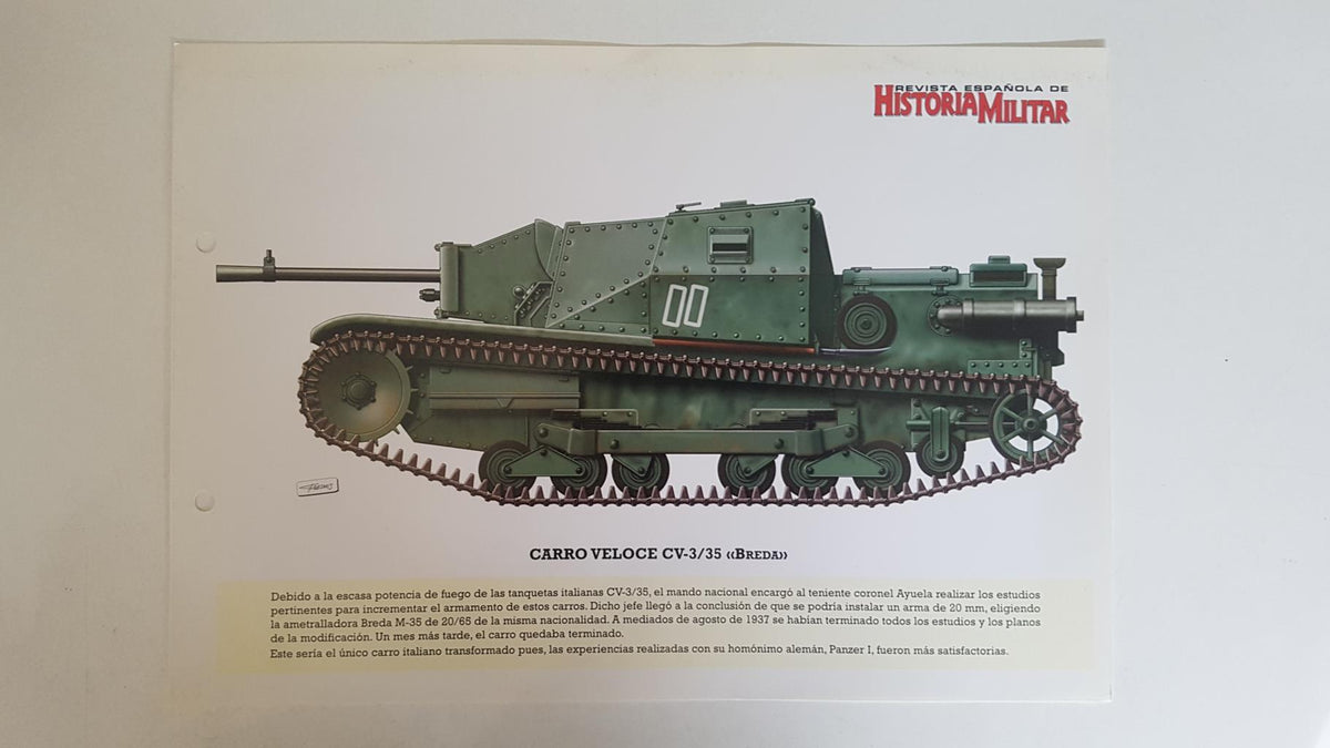 Lamina: Carro Veloce CV-3/35 Breda