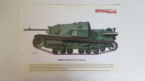 Lamina: Carro Veloce CV-3/35 Breda