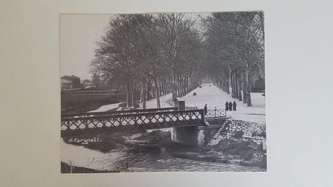Foto facsimil del Pont de la Devesa de Girona