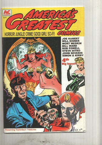 AC Comics Americas Greatest numero 04: Horror, Jungle, Crime, Good Girl, Sci-Fi