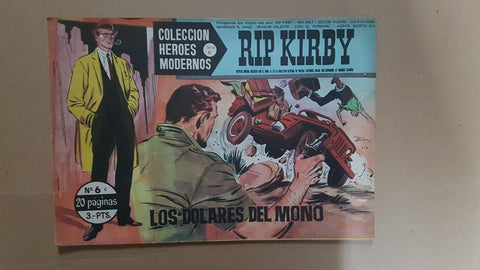 Dolar: Heroes Modernos serie C numero 06: Rip Kirby: Los dolares del mono