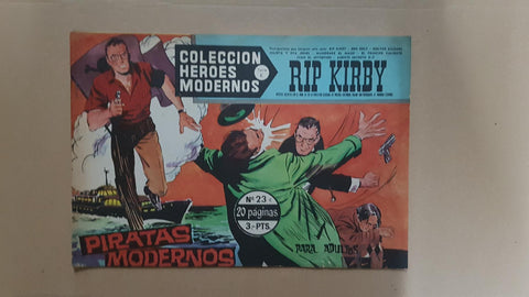 Dolar: Heroes Modernos serie C numero 23: Rip Kirby: Piratas modernos