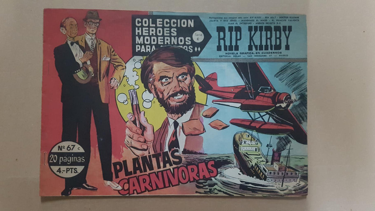 Dolar: Heroes Modernos serie C numero 67: Rip Kirby: Plantas carnivoras