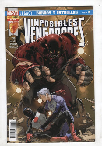 Marvel, Panini: Imposibles Vengadores num 60 marzo 2018 - Barras y Estrellas II