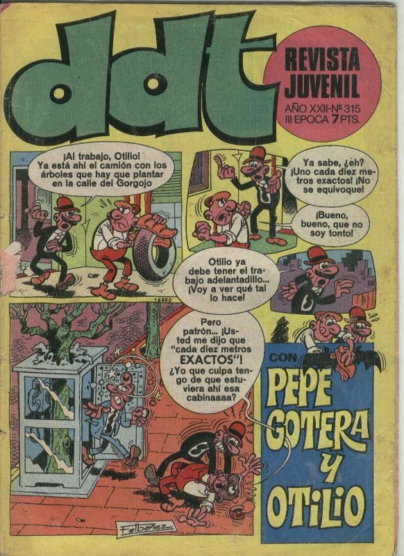 DDT tercera epoca numero 315: Don Pelmazo